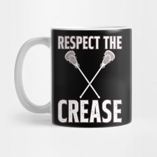 Respect The Crease Lacrosse Mug